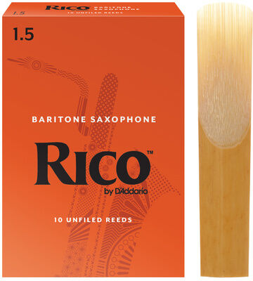 DAddario Woodwinds Rico Baritone Saxophone 1.5