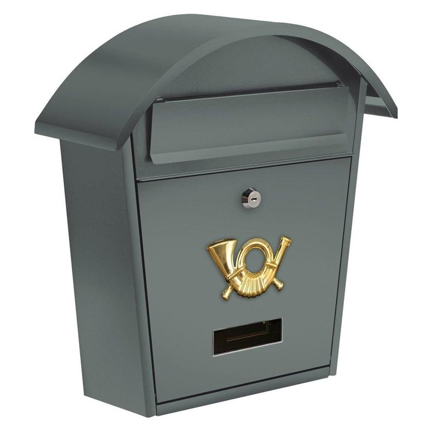 Toya VOREL Mailbox 380 x 320 x 105mm GRAPHITE 78586 (32 x 38 x 10.50 cm) (T78586)