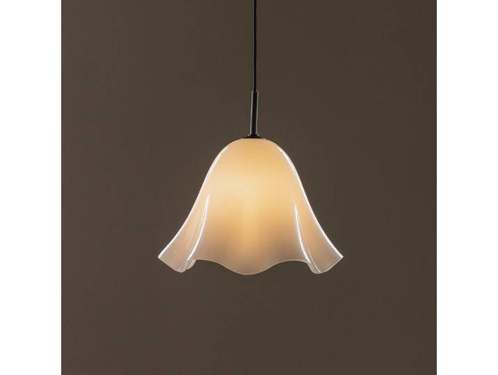 Globen Lighting Glas Hängelampe Bello, dimmbar, weiß / opal, für Wohn- / Esszimmer, Glas, Skandinavisch, Pendelleuchte