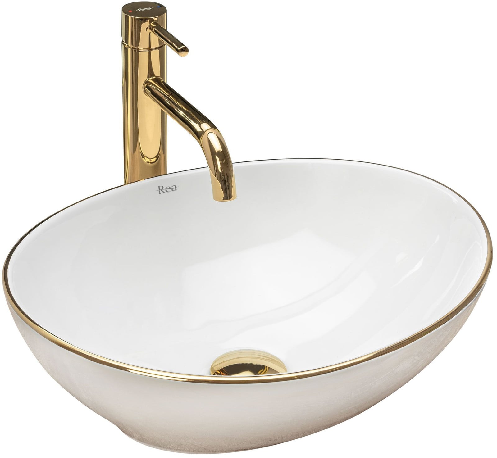 Rea Opzetwastafel Sofia Gold Edge