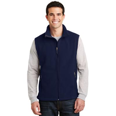 Port Authority F219 Value Fleece Vest in True Navy Blue size XS   Polyester
