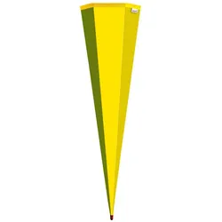 Roth Schultüte 85cm eckig Basteltüte gelb