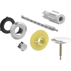 Geberit Serviceset für Badewannenablauf mit Druckbetätigung PushControl, chrg