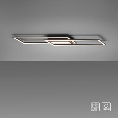 JUST LIGHT Deckenleuchte "ASMIN", schwarz, 1, 1 Stk., Leuchten, LED, separat steuerbar (Schalter), separat steuerbar (Schalter), Deckenleuchte