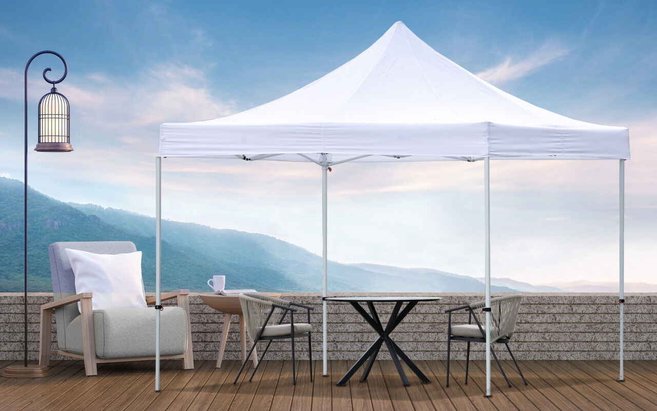 TrendLine Faltpavillon weiß, 295 x 295 cm