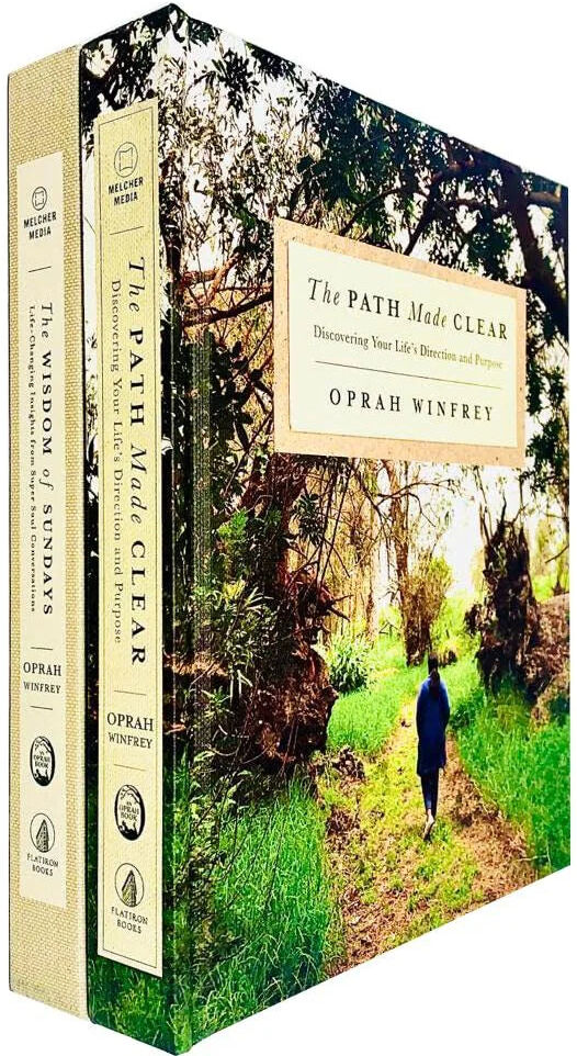 Bluebird (Pan Macmillan) Oprah Winfrey Collection 2 Books Set - The Path Made Clear & The Wisdom of Sundays - Hardback - Adult Non Fiction Self-Help Gift Set