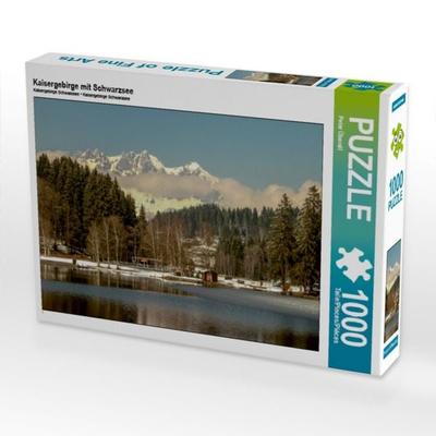 CALVENDO Puzzle Kaisergebirge mit Schwarzsee 1000 Teile Puzzle quer | 1000 Teile Lege-Größe 64 × 48 cm Foto-Puzzle für glückliche Stunden