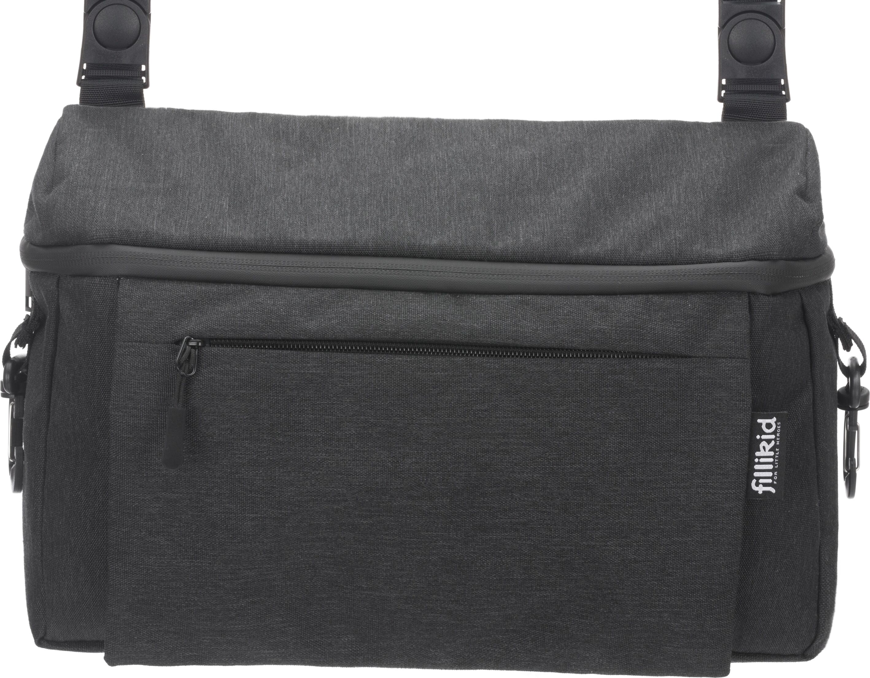 Kinderwagen-Tasche FILLIKID "Buggy Organizer Sport, schwarz", Baby, Gr. B/H/T: 34cm x 22cm x 14cm, schwarz, Polyester, Taschen Kinderwagen-Tasche, mit Wickelunterlage
