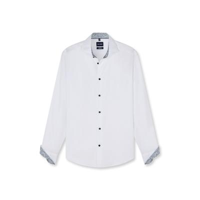 Businesshemd OLYMP "OLYMP Smart Business, Modern Fit, Royal Kent", Herren, Gr. 39, Normaler Arm, weiß, 100% Baumwolle, Hemden