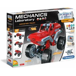 Clementoni Mechanisches Labor - Monstertruck, 10 Modelle, 200 Teile