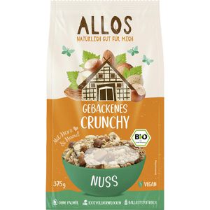 Allos Müsli Mit Herz & Hand, BIO, Gebackenes Crunchy Nuss, 375g