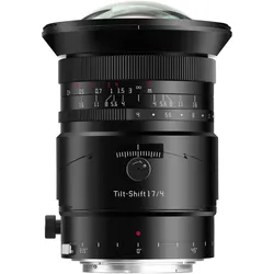 TTArtisan Tilt Shift 17mm F4 Nikon Z mount (Nikon Z, Vollformat), Objektiv, Schwarz