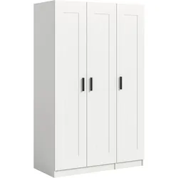 Drehtürenschrank Visby Weiß