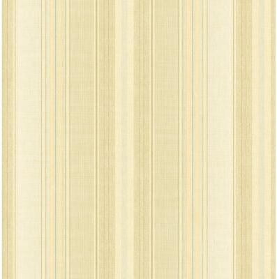 Seabrook Designs Laya Stripes Unpasted Wallpaper