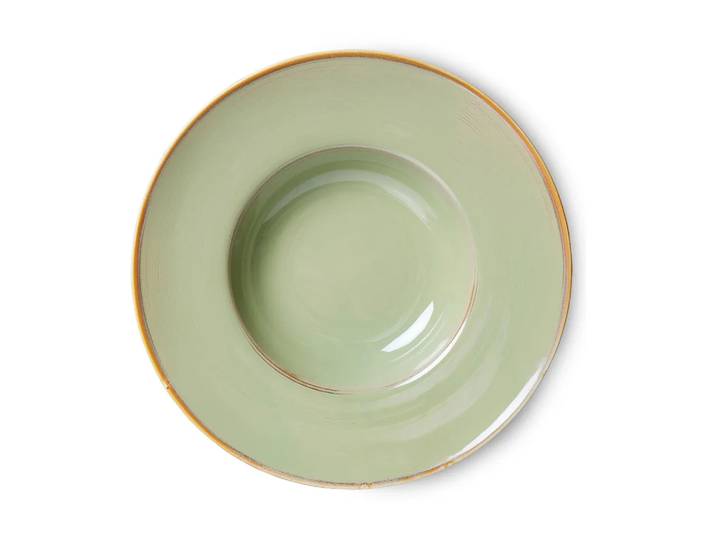 HKliving Assiette à pâtes Home Chef Ø28,5 cm Moss green