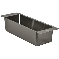 Grohe 40852AL0 Multifunctional Colander 450 MultiFunction Sieve Brushed Hard Graphite, Küchensieb, Grau