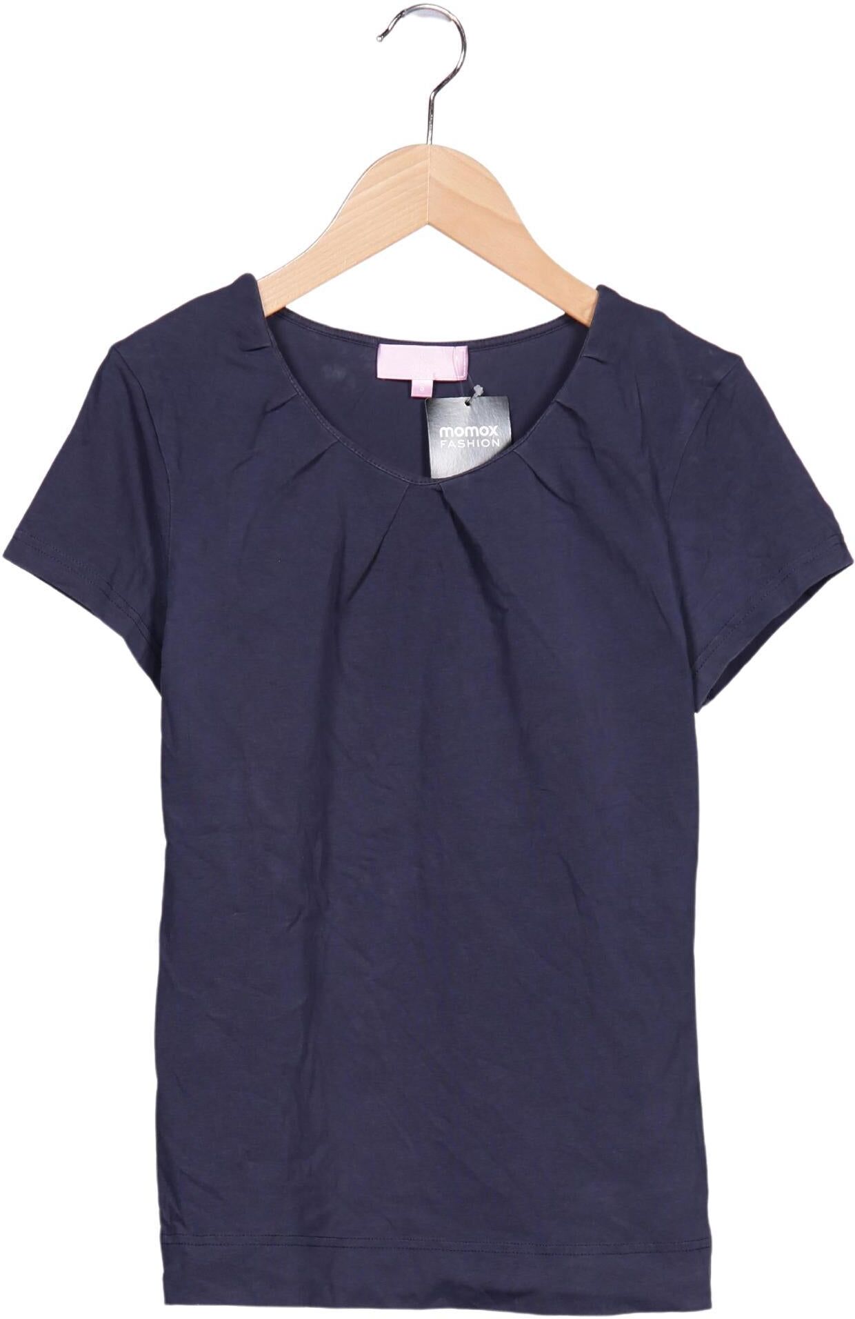 Brigitte von Schönfels Damen T-Shirt, Marineblau, Gr. S, Elasthan / Baumwolle - Second Hand