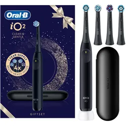 Oral-B, Elektrische Zahnbürste, iO Series 2 Night Black Geschenk Edition Elektrische Zahnbürste