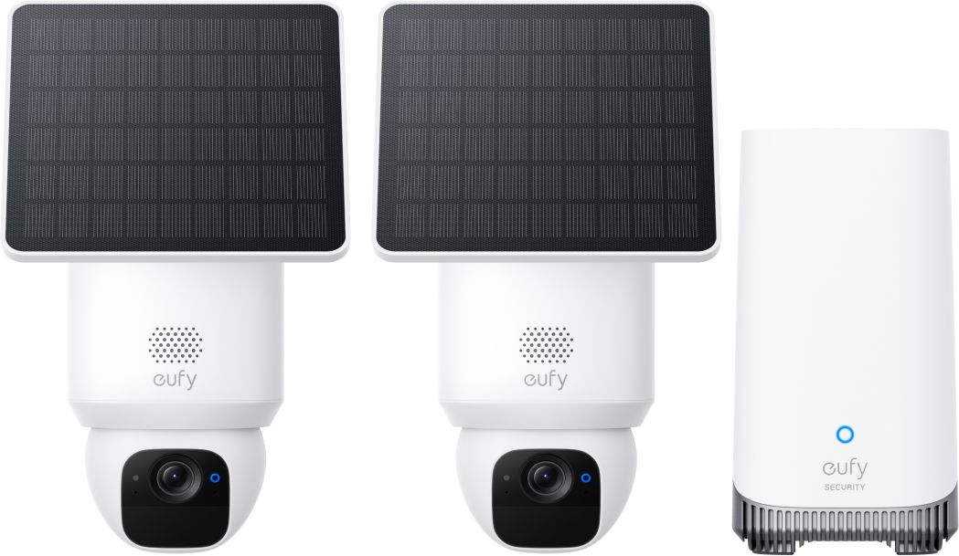 eufyCam Solo E30 2-Kamera-Set und Anker eufy HomeBase™ S380