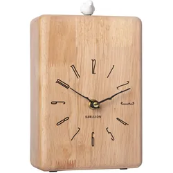 Karlsson, Tischuhr, Wall/table clock Rama Cuckoo light wood