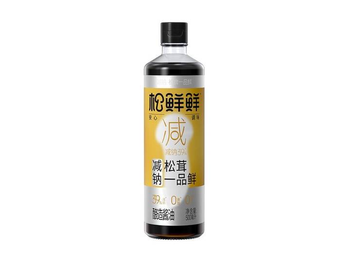Songxianxian Premium zoutarme gebrouwen sojasaus met matsutake 500 ml