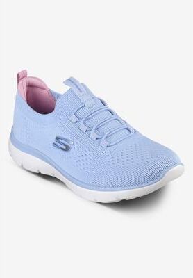 Women's The Summits Sneaker by Skechers in Blue Medium (Size 10 M)
