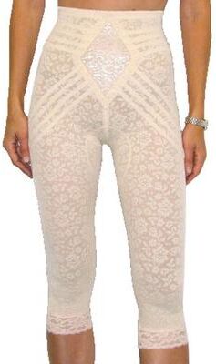 Plus Size Women's Leg Shaper Leggings Extra Firm Shaping 6270 by Rago in Beige (Size M)