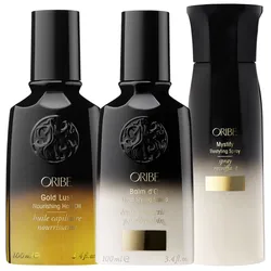 375ml Oribe Gold Lust Pflege- und Stylingset (Hair Oil 100ml + Styling Shield 100ml + Spray 175ml)