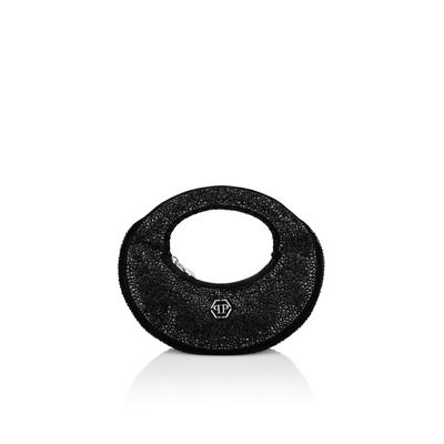 Handtasche PHILIPP PLEIN "Verziert", Damen, schwarz (0202, schwarz, schwarz), Taschen Handtasche