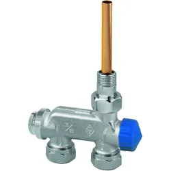 Heimeier Ventil E-Z Zweirohr 387802000 Durchgang, DN 15, mit Tauchrohr