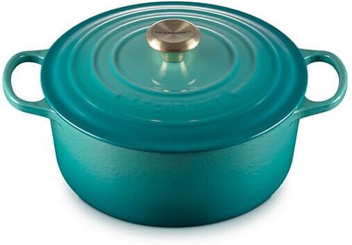 Le Creuset Signature Bleu Riviera Cast Iron 26cm Round Casserole