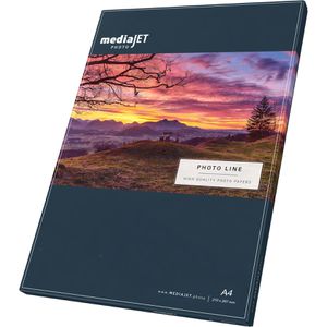mediaJET Fotopapier Pearl 260 Smooth Lustre Duo für Inkjet, A4, 260 g/m², beidseitig bedruckbar, glänzend, 50 Blatt
