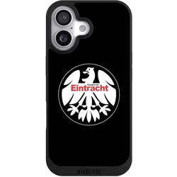 Nivocase Handyhülle für Apple iPhone 17 Hülle NIVOpure Case Schwarz Eintracht Frankfurt Offizielles (Apple iPhone 17), Smartphone Hülle, Schwarz