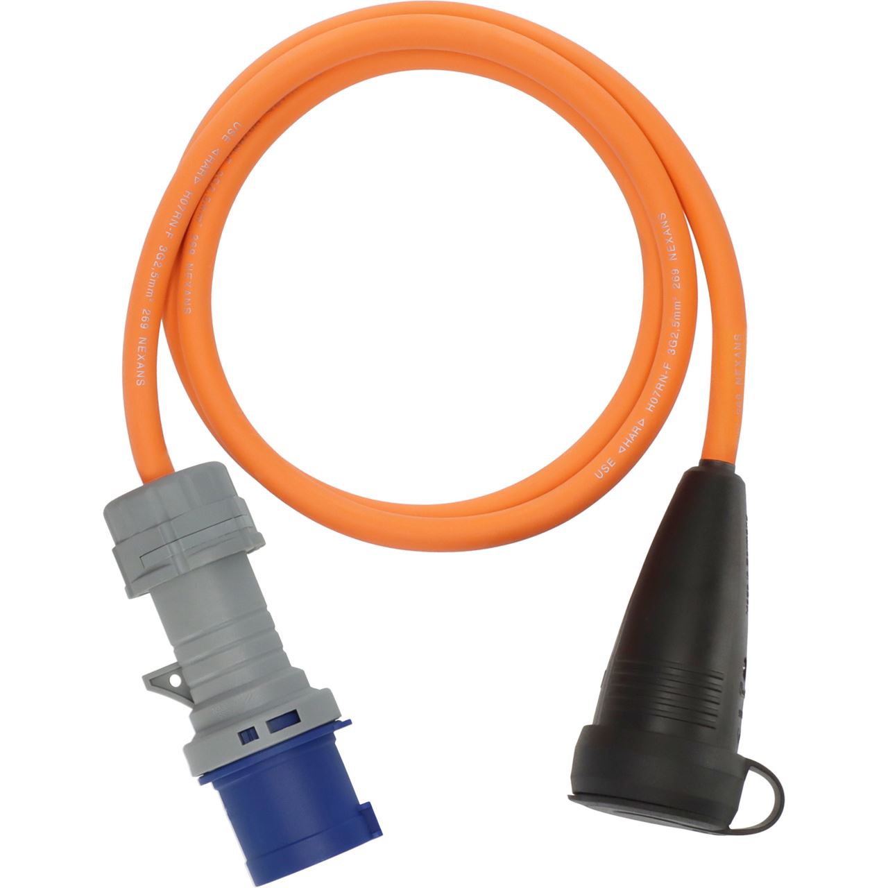 Brennenstuhl Adapter 1,5m CEE Stecker/Schutzkontakt Kupplung Ber.An