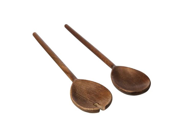 ERNST Couverts à salade Ernst bois de manguier 2 Pièces Marron foncé