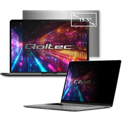 Qoltec 51071 Privatizing filter RODO do MacBook Pro TouchBar (2016-2018) 15,5 (13.59"), Notebook Schutzfolie