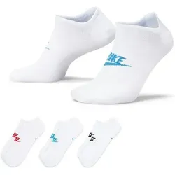 NIKE Herren Socken U NK NSW EVERYDAY ESSENTIAL NS, Größe S in Weiß Weiß