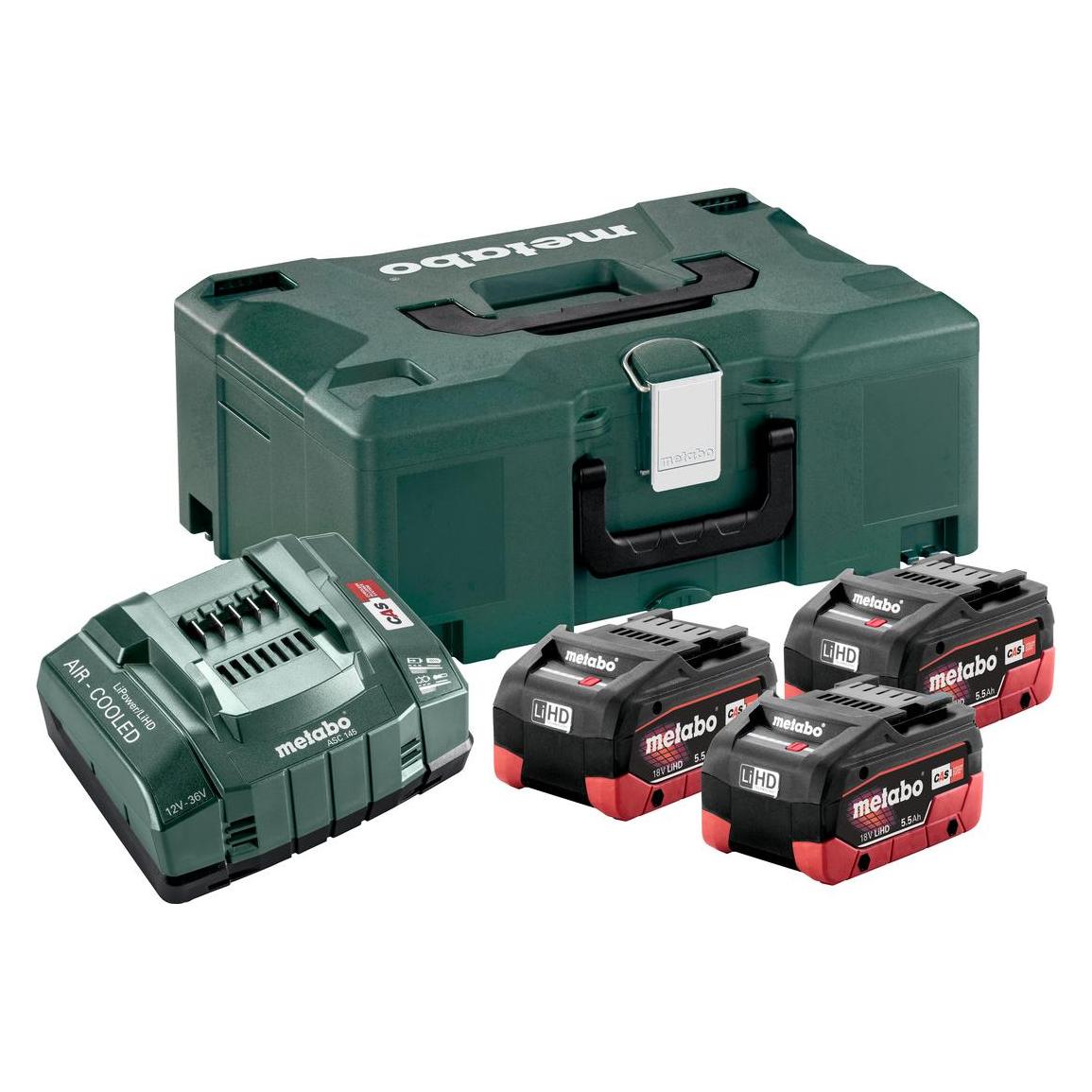 Metabo Basic Set 3x 5.5Ah LiHD (18 V) (685069000)