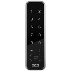 BCS BCS-L-CKRS-M8Z Mifare Proximitätskartenleser mit Touch-Tastatur, IP66, Speicherkartenlesegerät, Schwarz