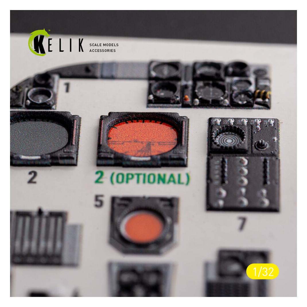 Kelik A-6A Intruder - interior 3D decals for Trumpeter kit (K32023)