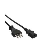InLine 40er Bulk-Pack Netzkabel Netzstecker Italien auf Kaltgerätestecker C13 1 Kabel Strom/Netzteil 1,8 m 3-polig (B-16652I)