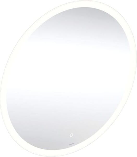 Geberit Option Round Lichtspiegel 502797001 60 cm,  direkte/indirekte LED-Beleuchtung, Touch-Sensor, Orientierungslicht