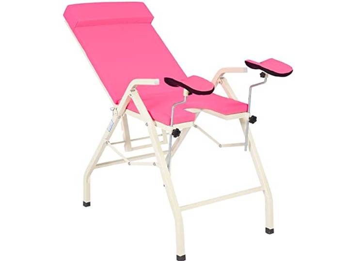 KSWBD Massage Beauty Bett Tisch Couch, Faltbare tragbare gynäkologische Untersuchungsbett, ambulante Krankenhaus gynäkologische Geburtshilfe Bett Gynäkologischer Untersuchungsstuhl