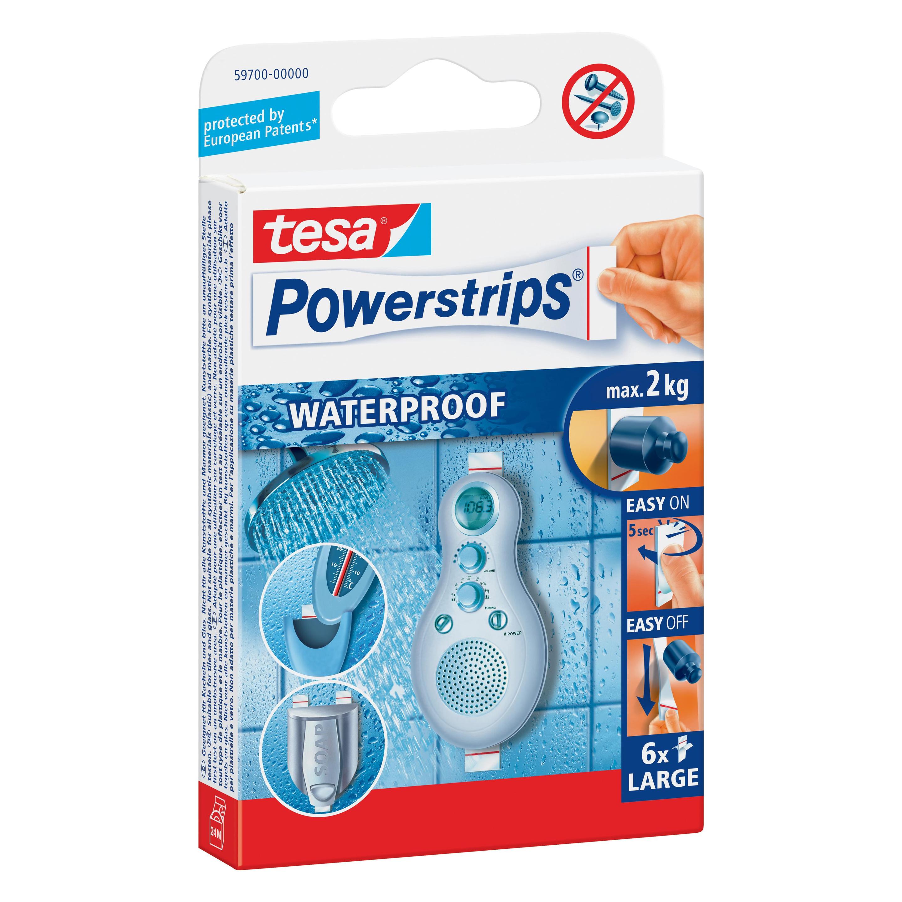 tesa Powerstrips Waterproof (59700-00000-04)