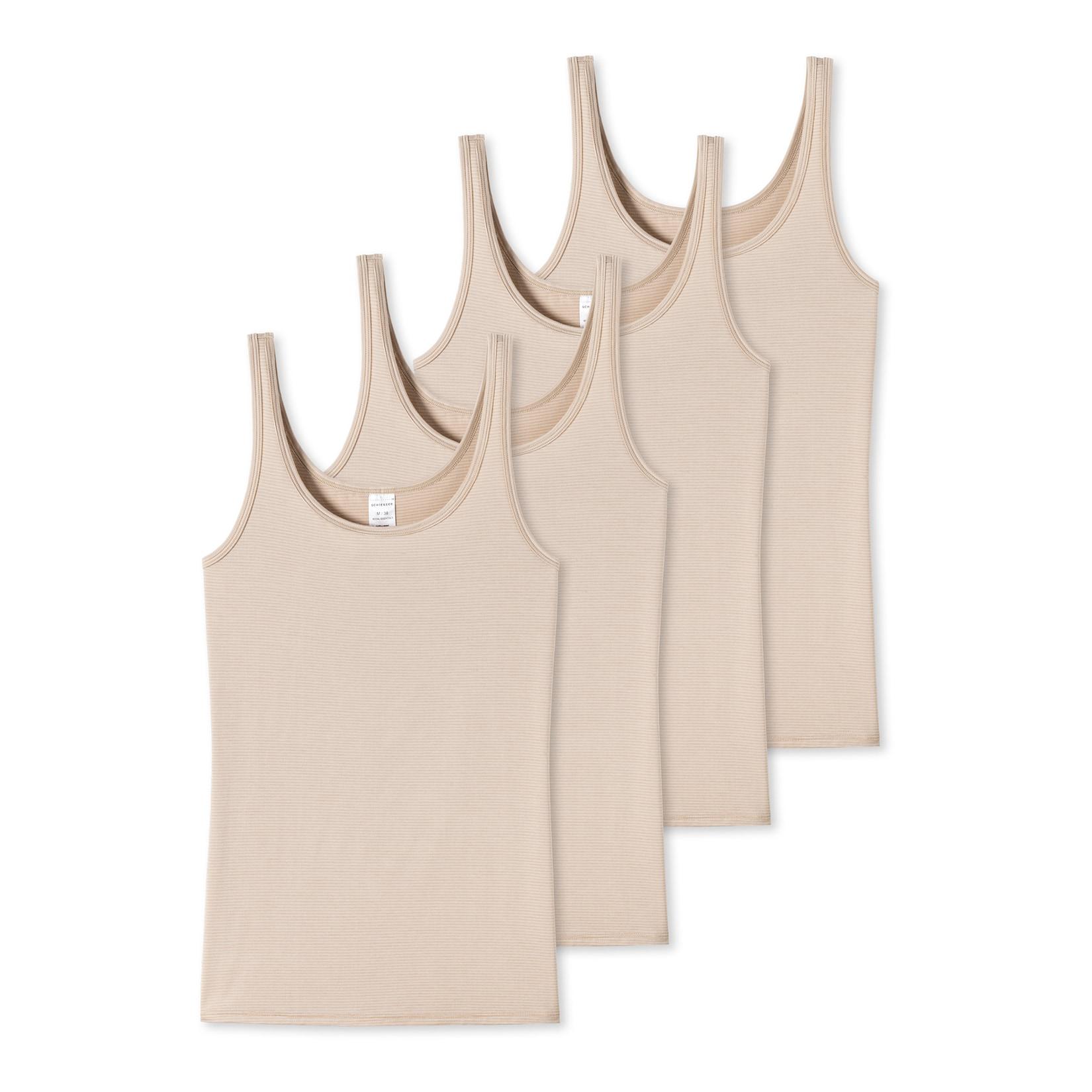Schiesser Damen Spaghettitop Modal Essentials 4er Pack