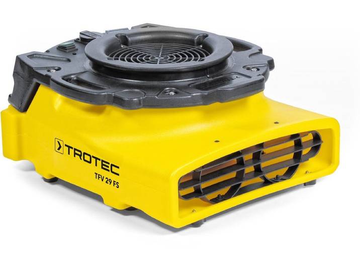 TROTEC TFV 29 FS - Radiaalventilator - 4 posities - Geel Zwart