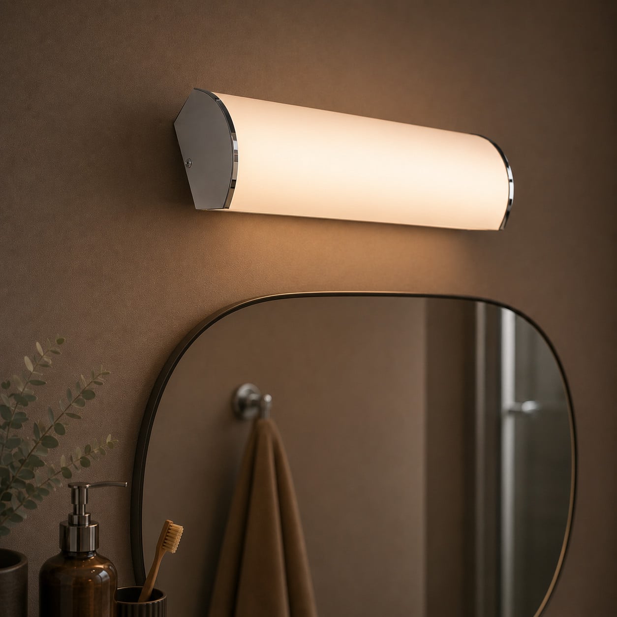 Artdelight Wandlamp Bella Chroom Aluminium