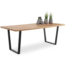 Esstisch LIVIN MODENA (LBH 200x100x75 cm) - braun - LBH 200x100x75 cm