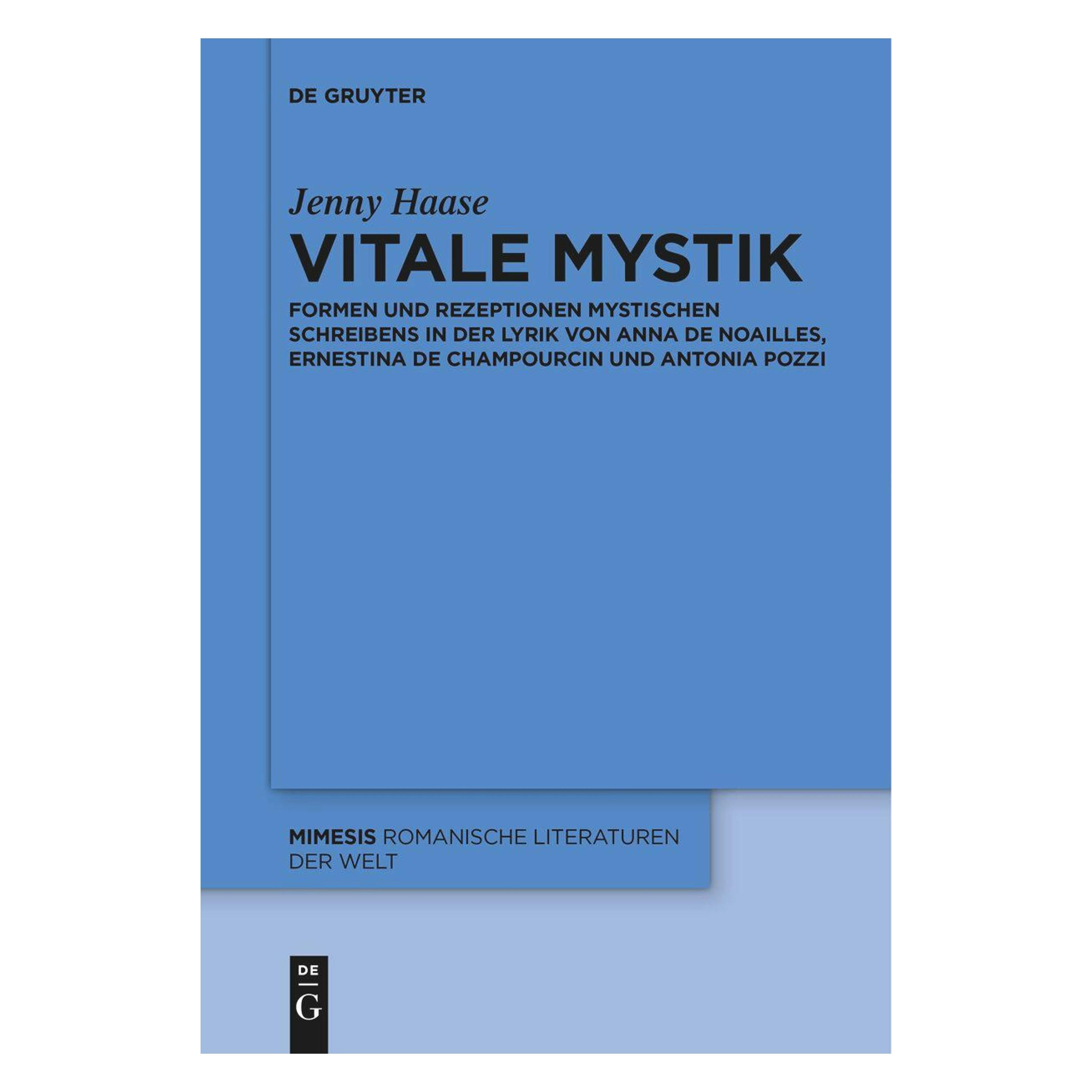 De Gruyter Vitale Mystik (Deutsch, Jenny Haase) (47085582)