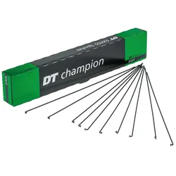 DT Swiss Speiche Champion 2.0 schwarz 290 mm 100er Pack – langlebig, leicht und robust für höchste Ansprüche